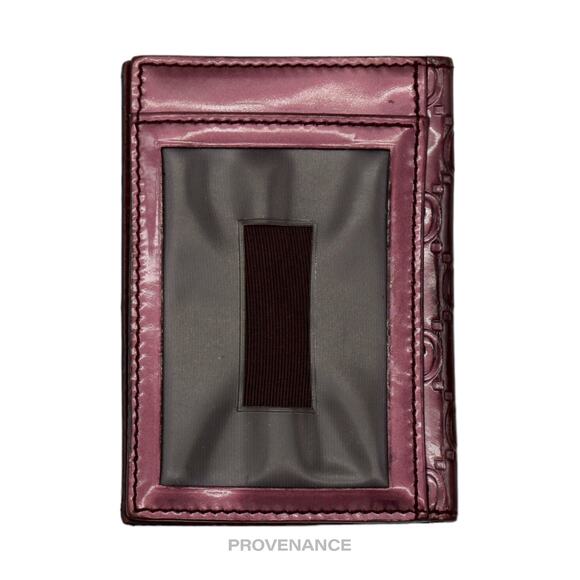 🔴 Gucci Heart Pocket Organizer Wallet - Patent Red Leather - Picture 2 of 7